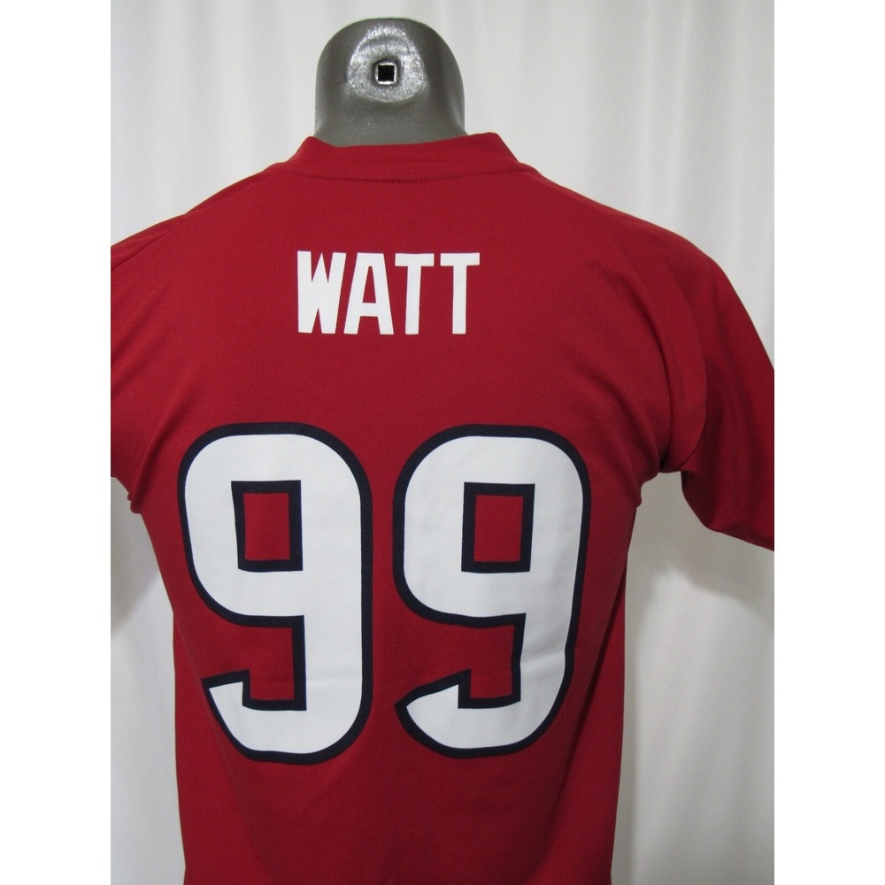 JJ Watt #99 L 14-16‎ Houston Texans Color Red Football Youth Jersey NEW